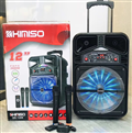 Loa kéo di động KIMISO QS-1209 (Bass 12, 2 Mic không dây)