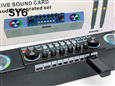 Sound Card SY6 LiveStreams Kèm 2 Micro Tích Hợp Loa SY-6