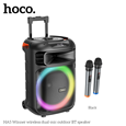 Loa Bluetooth Karaoke Hoco HA5 (Kèm 2 Micro không dây)