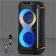 Loa Bluetooth Karaoke NDR-610 (Bass đôi 6.5,  1 Micro)