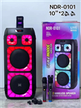 Loa Bluetooth Karaoke NDR-0101 (Bass đôi 10x2, 2 Micro)