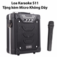Loa kéo Daile S11 Bluetooth hát Karaoke âm thanh lớn đa năng kèm mic