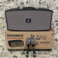 Loa Karaoke Xách Tay Nanomax X-420 Nâu Bass Đôi 20cm 520w
