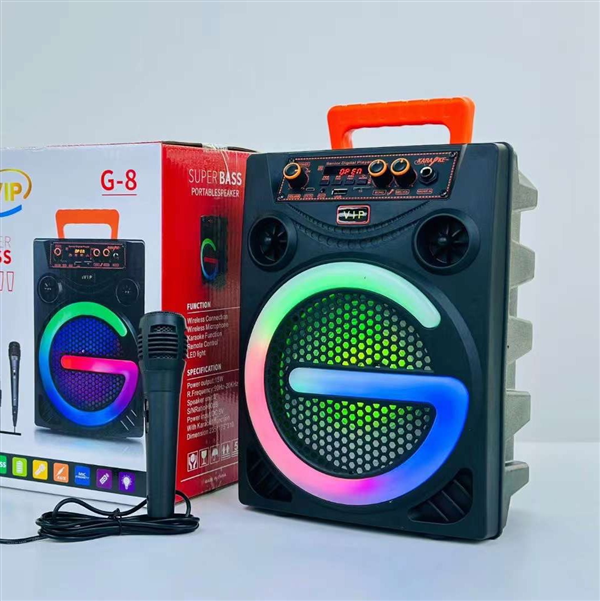 Loa Bluetooth Karaoke G-8 (Bass 8, 1 Micro có dây)