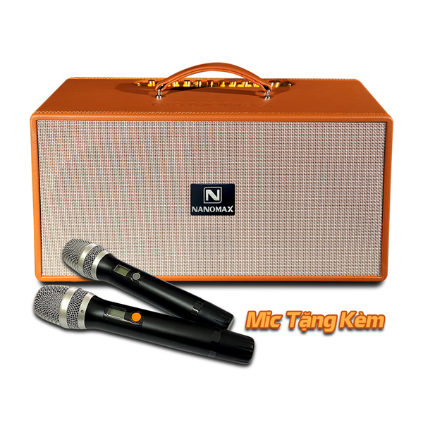 Loa Karaoke Xách Tay Nanomax K-30, K30  Bass 20cm x2 360w