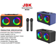 LOA BLUETOOTH JBK M4408 (KÈM 2 MICRO)
