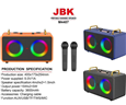 LOA BLUETOOTH JBK M4407 (KÈM 2 MICRO)