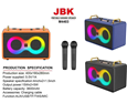 LOA BLUETOOTH JBK M4403 (KÈM 2 MICRO)