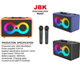 LOA BLUETOOTH JBK M4402 (KÈM 2 MICRO)