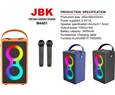 LOA BLUETOOTH JBK M4401 (KÈM 2 MICRO)